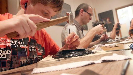 Stare techniki złotnicze w MDK nr 2 w Lublinie (zdjęcia) 