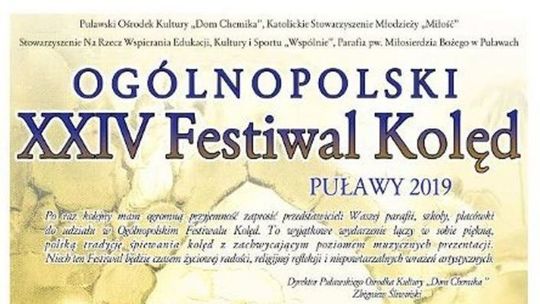Startuje XXIV Ogólnopolski Festiwal Kolęd Puławy 2019