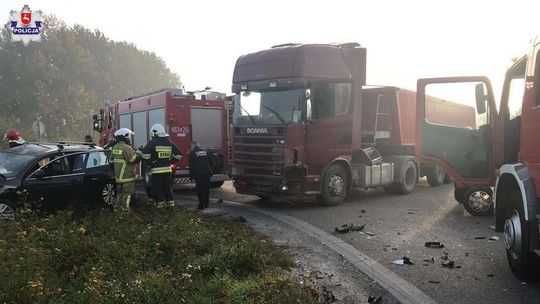 Stefanów: Wymusił pierwszeństwo na ciężarówce