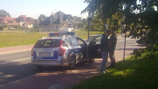 Stłuczka na ul. Klonowej w Świdniku