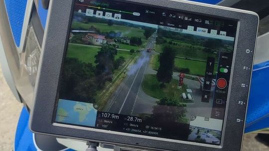 Sto wykroczeń w jeden dzień. Kierowców śledził dron