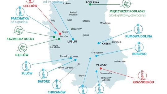 Stoki narciarskie w woj. lubelskim. Gdzie już otwarte?