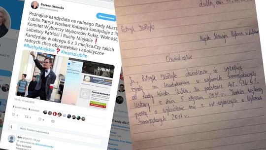 Straszył uczestników Marszu Równości, rezygnuje z kandydowania do Rady Miasta