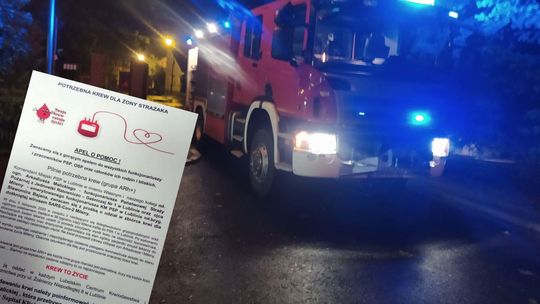 Strażacy błagają o krew dla żony kolegi. Chora na Covid-19 urodziła synka