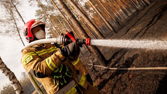Strażacy dogaszają i monitorują pogorzelisko na 1200 hektarach