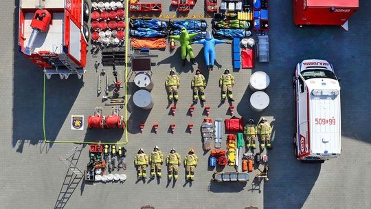 Strażacy z Puław i ich „Tetris Challenge”