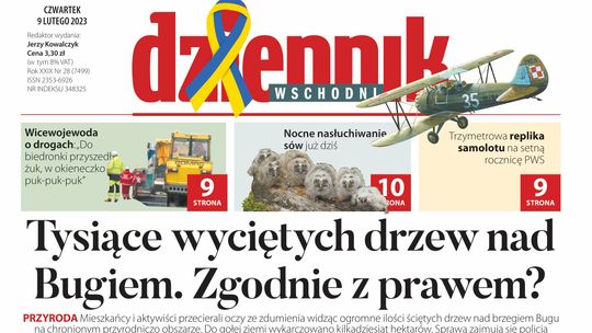 Strona pierwsza z dnia 9 lutego 2023 r.