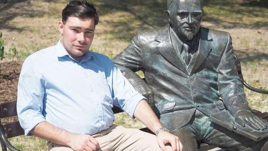 Student historii UMCS obroni pracę magisterską na polu bitwy