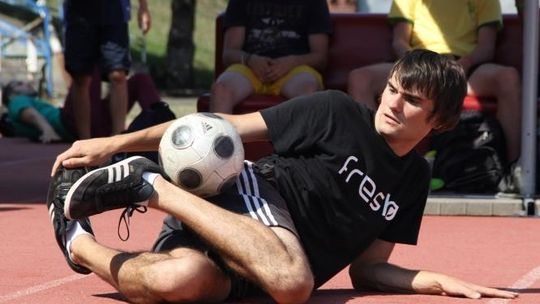 Student z Zamościa numerem jeden we freestyle football (zdjęcia, wideo)
