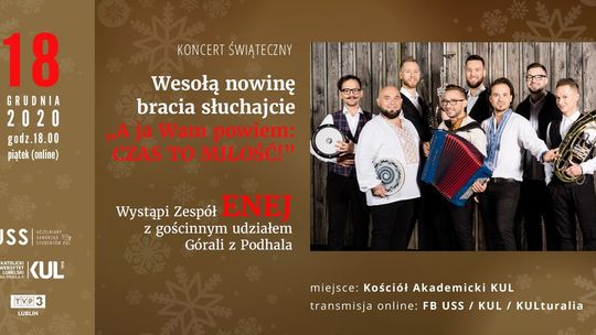 Świąteczny koncert Enej w Lublinie