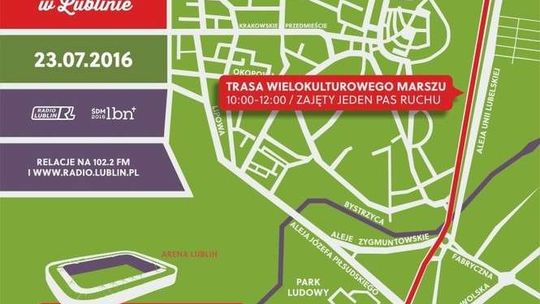 Światowe Dni Młodzieży: W sobotę duże utrudnienia w ruchu w Lublinie