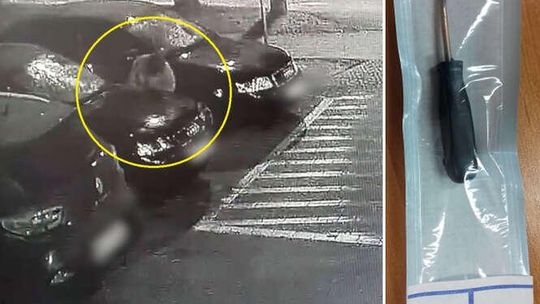 Świdnik: Przebił opony i porysował kobiecie auto. Absurdalnie się tłumaczy [wideo]