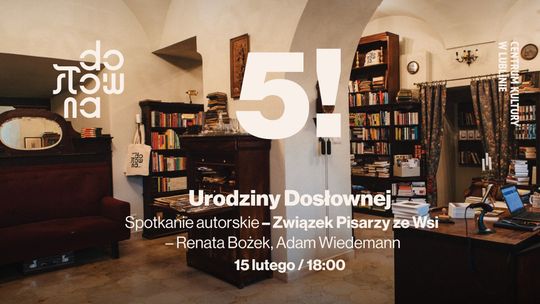 Święto książki. V urodziny Księgarni Dosłownej. 