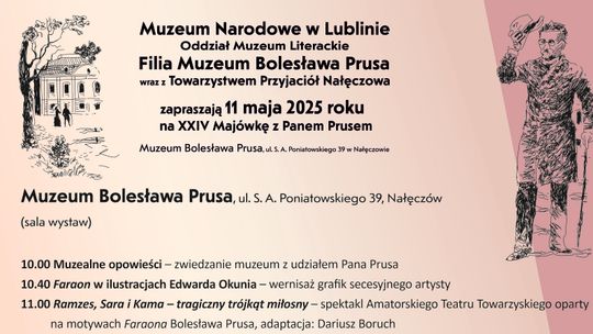 Święto literatury w Nałęczowie. Majówka z Prusem