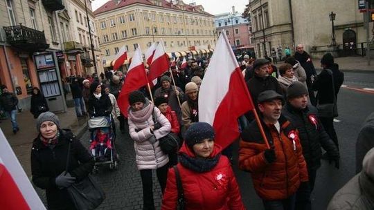 Święto Niepodległości: Marsz KOD w Lublinie