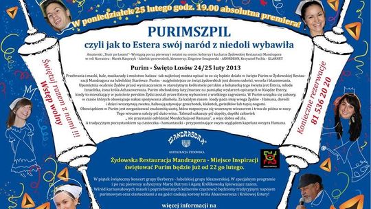 Święto Purim w Żydowskiej Mandragorze