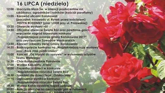 Święto Róż w Końskowoli: Program wydarzeń i koncertów
