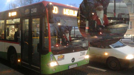 Święty Mikołaj za kierownicą MPK Lublin