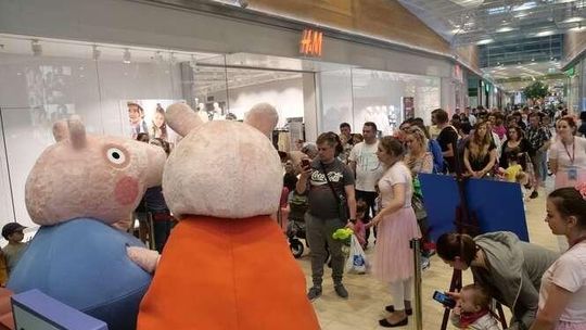 Świnka Peppa w Lublinie. Każdy chciał z nią zdjęcie [zdjęcia]