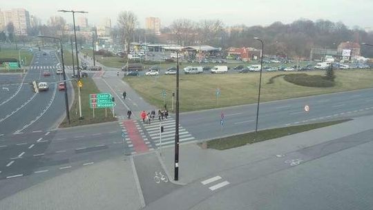 Sygnalizacja wokół ronda przy Zamku. Przejście dla sprinterów? Będą poprawki