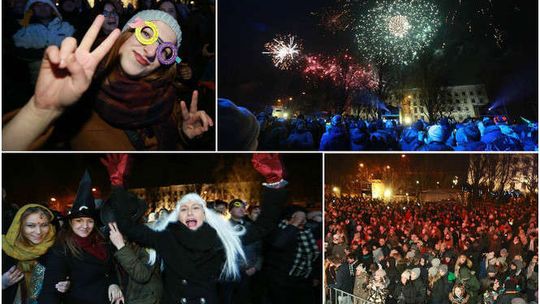 Sylwester 2016/17: Lublin powitał nowy rok na pl. Teatralnym (zdjęcia, wideo)