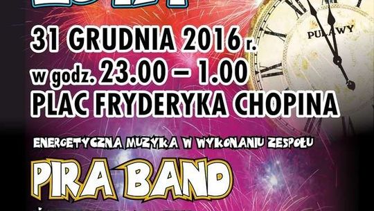 Sylwester 2016/2017 w Puławach i okolicach