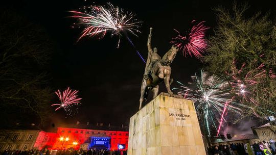 Sylwester 2017: Tak witano Nowy Rok 2018 w Zamościu