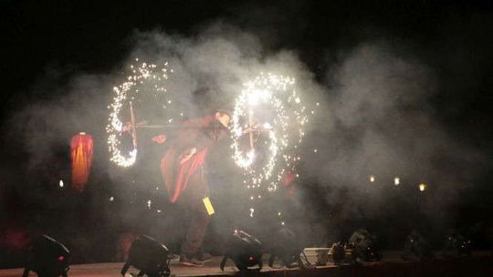 Sylwester w Lublinie. Mieszkańcy oglądali spektakl ognia (zdjęcia)