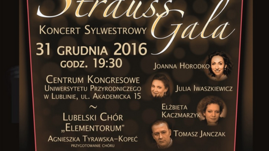 Sylwestrowa Strauss Gala w Centrum Kongresowym UP 