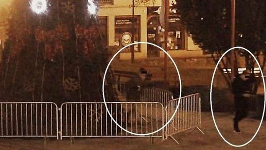 Sylwestrową zabawę skończyli na komendzie. Weszli do choinki i zniszczyli światełka