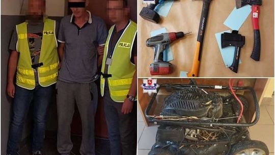 Szajka kuzynów z gminy Niemce obrabiała garaże i inne budynki