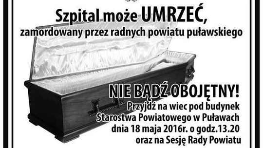 "Szpital może umrzeć". Pracownicy organizują wielką pikietę