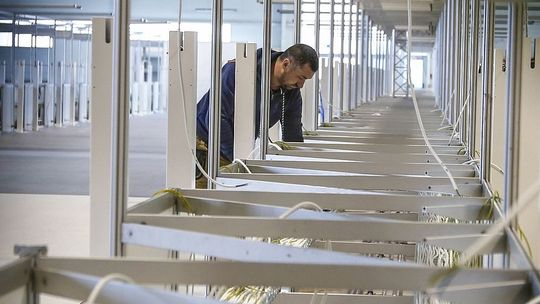 Szpital tymczasowy prawie gotowy. Na początek 50 łóżek dla pacjentów