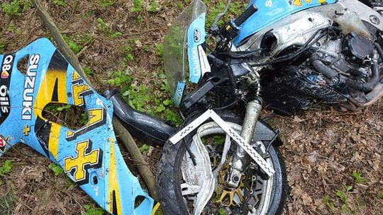 Szymanowo. Motocyklista zginął na drodze