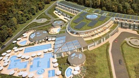 Tak mają wyglądać Termy Celejów. Są wizualizacje basenów, hotelu i SPA