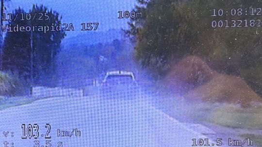 Tak mu się śpieszyło, że musiał oddać prawo jazdy