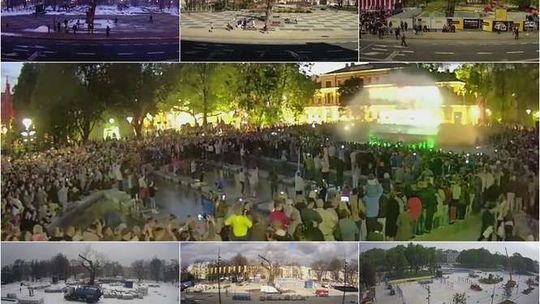 Tak się zmieniał plac Litewski. Zobacz niezwykły film: 1,5 roku w 6 minut