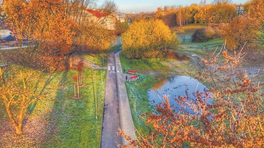 Tak wygląda nowa część parku Jana Pawła II w Lublinie. Już niedaleko do końca prac