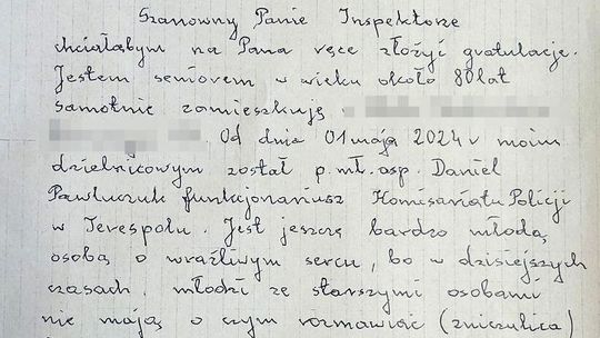 Taki dzielnicowy to skarb