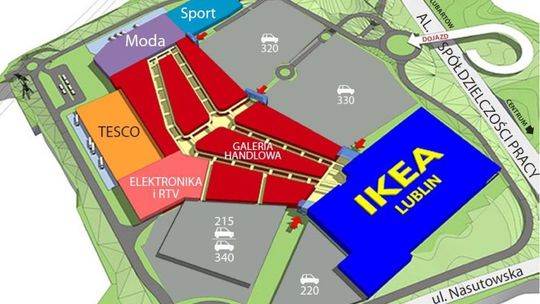 Takie będzie centrum IKEA w Lublinie: 150 sklepów, barów i restauracji 