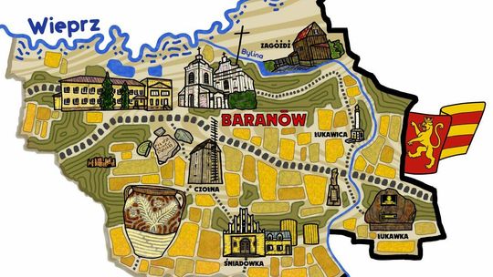 Takie mapy widzieliście w historycznych atlasach. Teraz podobna powstaje dla powiatu puławskiego