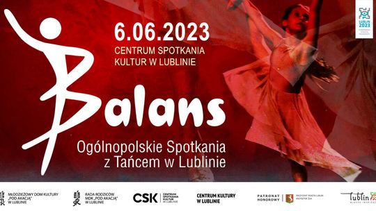 Tancerze z całej Polski w Lublinie. Trwają zgłoszenia do "BALANSU"