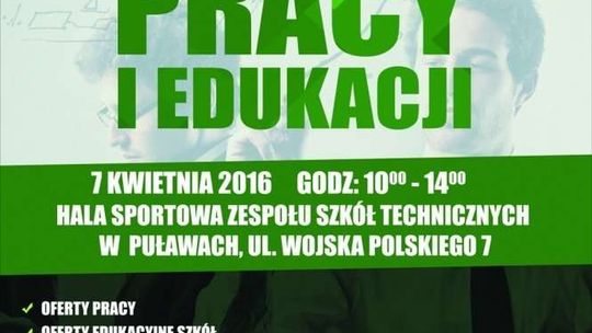 Targi Pracy w Puławach. 1145 miejsc pracy w kraju i za granicą - pełna lista wystawców