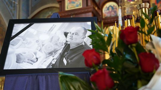 "Tato zawsze mnie uczył, by mówić prosto z serca". Pogrzeb Riada Haidara 