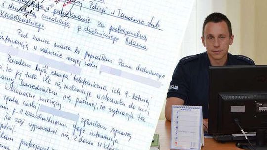 "Tato źle się zachowuje". Rodzina dziękuje dzielnicowemu za interwencję