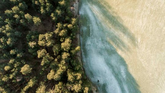 Te fotografie robią wrażenie. Zalew Zemborzycki z góry