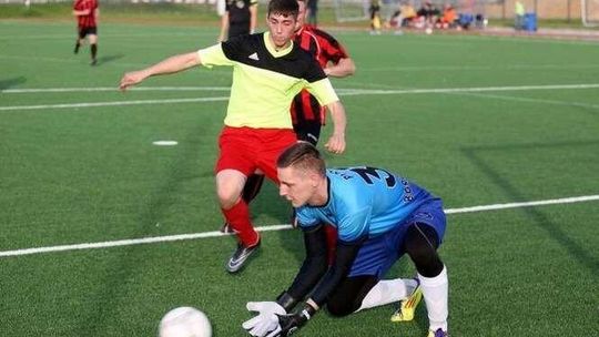 Tęcza - Dąbrowica 1:3, goście wyraźnie lepsi