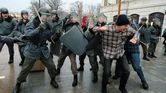 „Teleranek” rozjechały czołgi