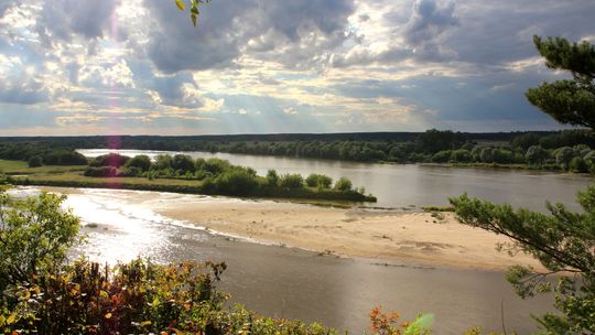 Mięćmierz, widok na Wisłę