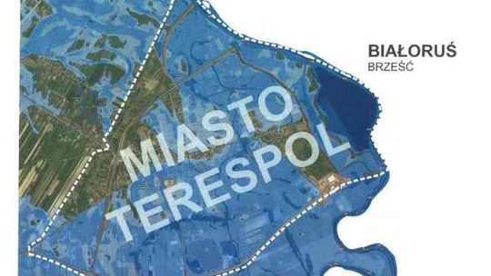 Terespol pod wodą? Burmistrz: spada wartość działek, ta mapa to bubel prawny